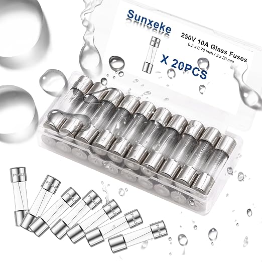 20PCS F10AL250V 5 x 20mm Fast Blow Glass Fuses 10A 10Amp 250V Glass Fuse - Image 3