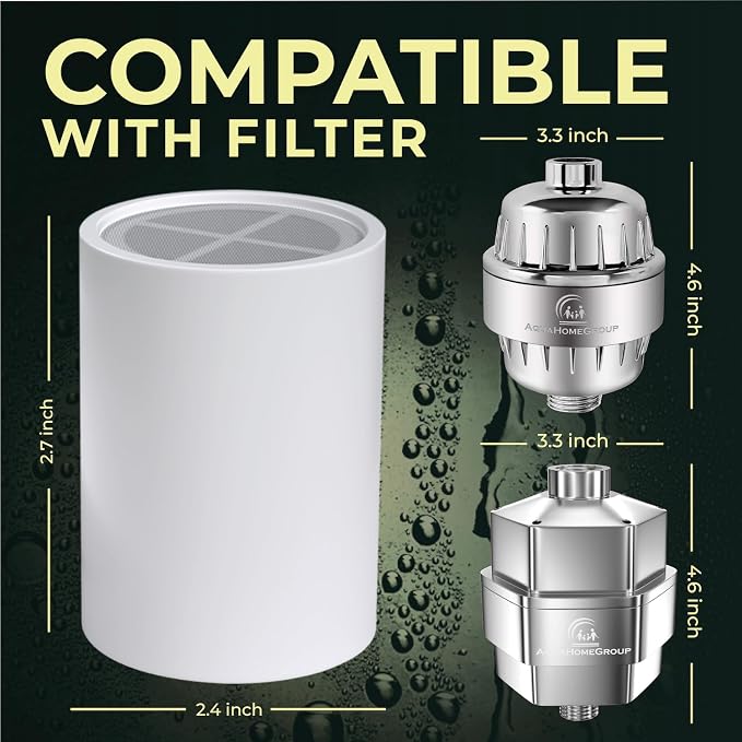 AquaHomeGroup Vitamin C + E + A Shower Filter Replacement Cartridge - Image 2