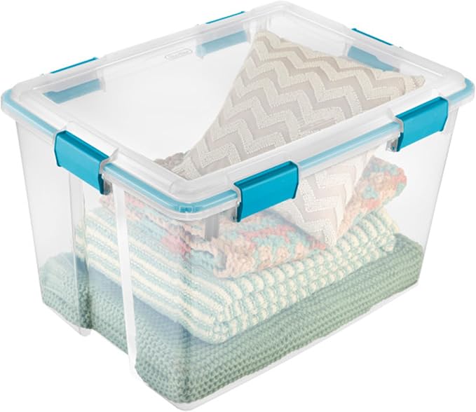 Sterilite 8-Pack Gasket Box, Weather-Resistant Storage Bins - Image 8