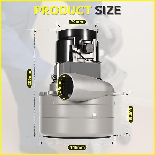 117123-00 240V Cleaner Vacuum Motor Compatible - Image 5