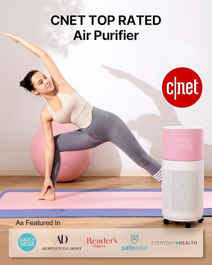 CleanForce Air Purifier for Home Large Room up to 2550 ft², Swiss Sanitized - Image 8