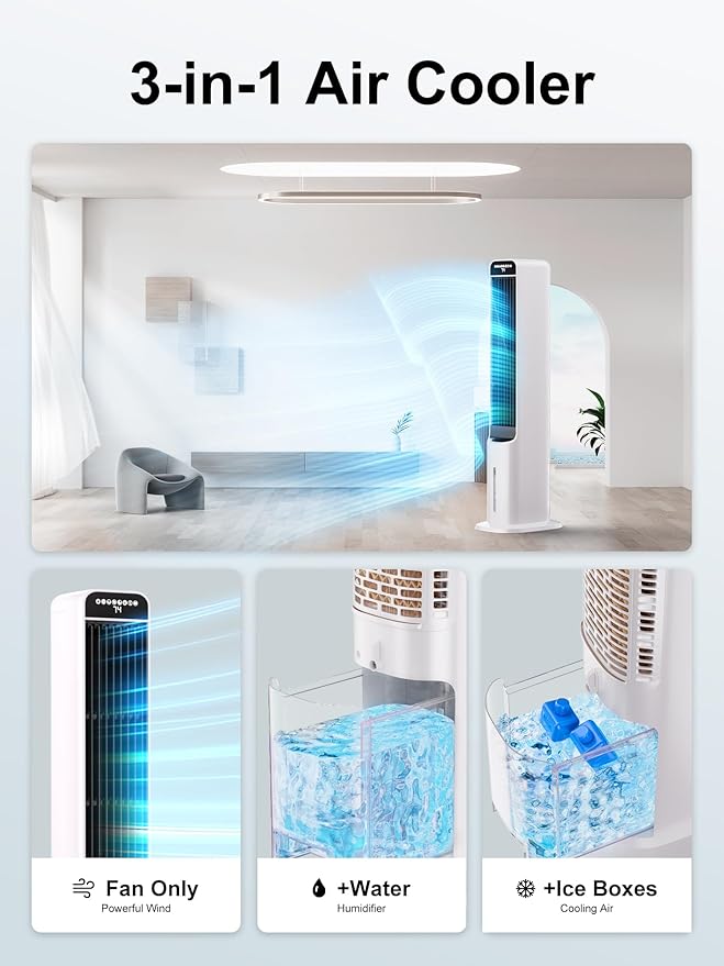 KEGIAN Windowless Portable Air Conditioners, Evaporative Air Cooler - Image 5