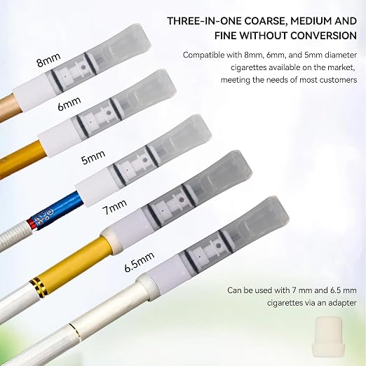 Cigarette Filters Three Colour Set 12pcs Cigarette Holder Reusable Clean Tar - Image 3