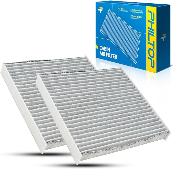 PHILTOP Cabin Air Filter w/Activated Carbon, Compatible by PHILTOP