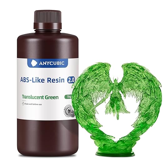 ANYCUBIC 2nd Gen Resin Technology ABS-Like Resin 2.0, 3D Printer Resin by ANYCUBIC