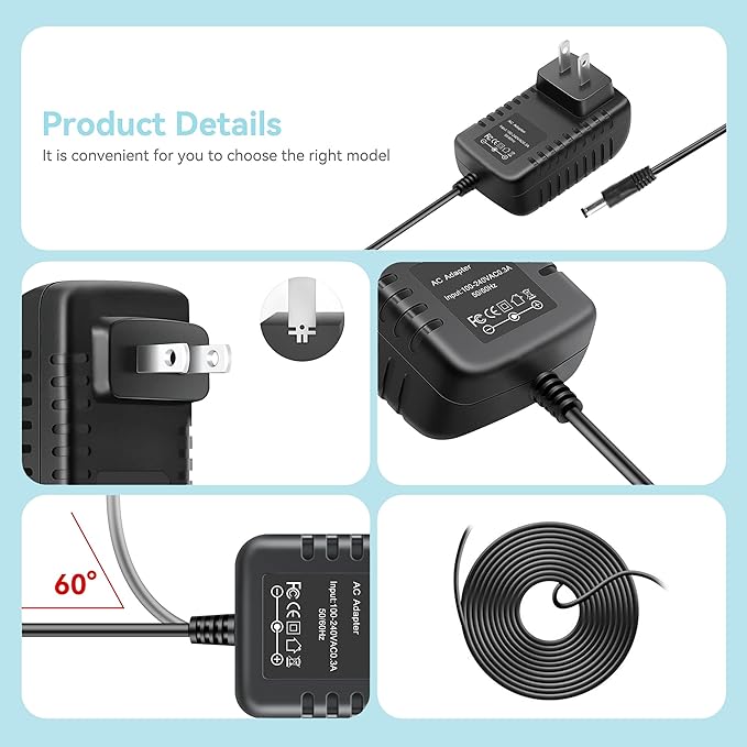 AC DC Adapter Charger Compatible - Image 3