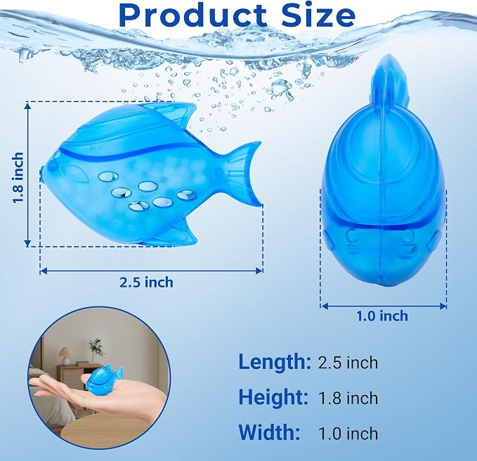 Funmit Humidifier Cleaning Fish, 12 Pack Humidifier Cleaner - Image 3