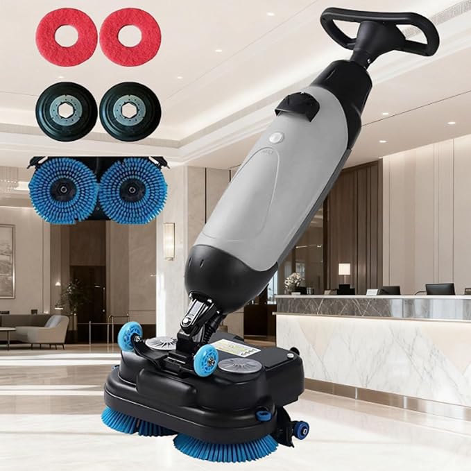 Commercial Floor Scrubber Machine Lightweight Electric Floor Cleaner by Oiyekntd