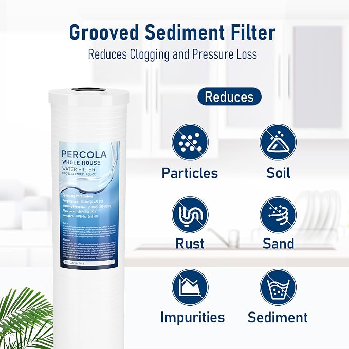 AP810-2 Large Capacity Whole House Replacement Water Filter Drop-in Cartridge - Image 3