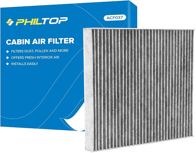 PHILTOP HEPA Cabin Air Filter w/Activated Carbon, Compatible by PHILTOP