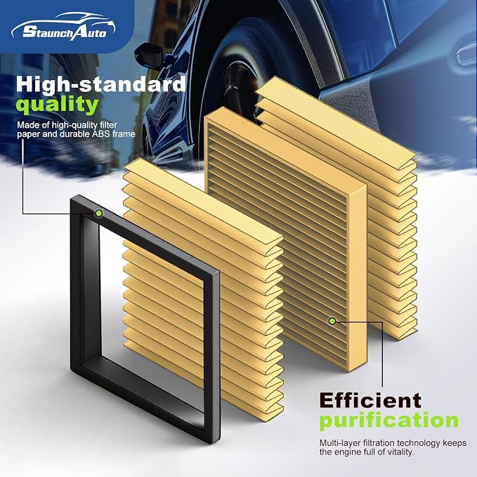 Engine & Cabin Air Filter for 19-26 Subaru Ascent 2.4L/18-22 Subaru Crosstrek - Image 3