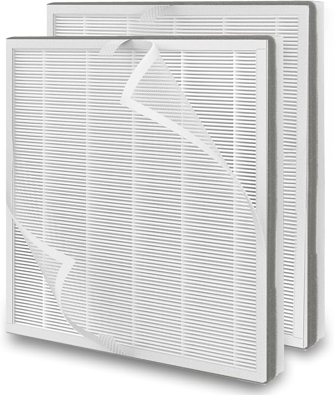 2 Pack H7124 H13 True HEPA Replacement Filter by Skydiras