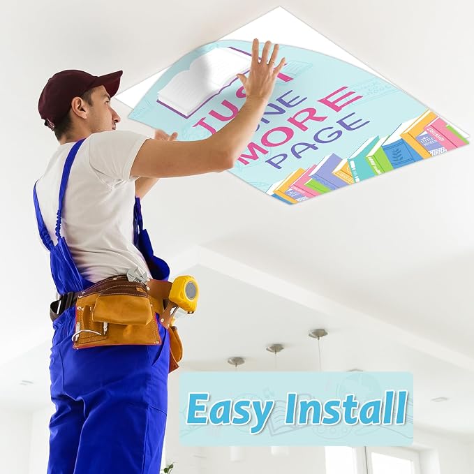 6 Pcs Colored Reading Fluorescent Light Covers - Image 6