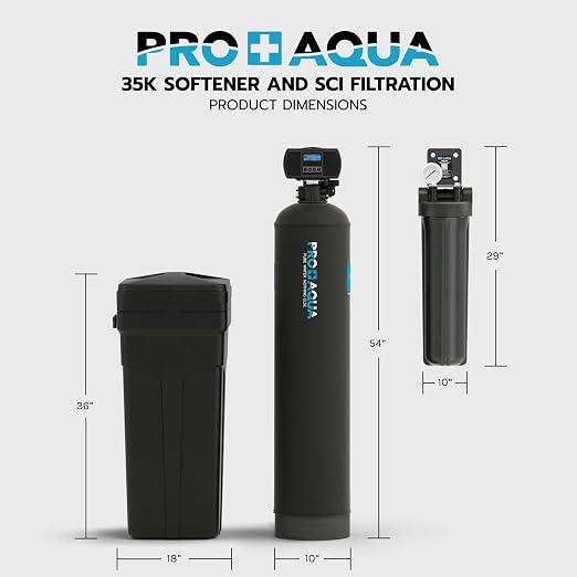 PRO+AQUA PRO-SCI-S35E Whole House Water Filter & Softener Bundle | 35, 000 - Image 9