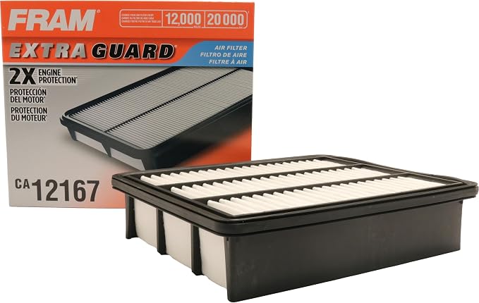 FRAM Extra Guard Rigid Panel Engine Air Filter Replacement, Easy Install by FRAM