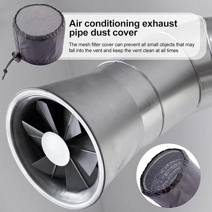 Duct Filter Vent Cover – Planting Ventilation Fitting, 2 Pieces Flexible - Image 5
