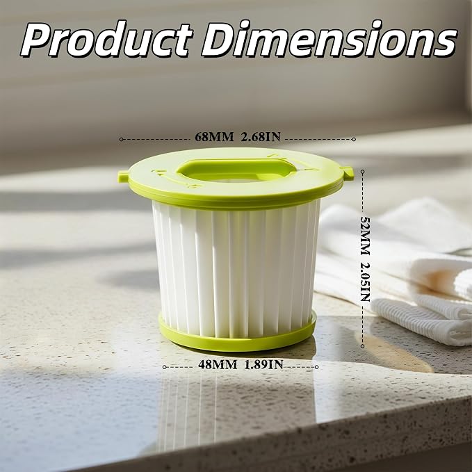 4-Pack Replacement Filter for Ryobi ONE+ 18V Handheld Vacuum | Fits Models - Image 2
