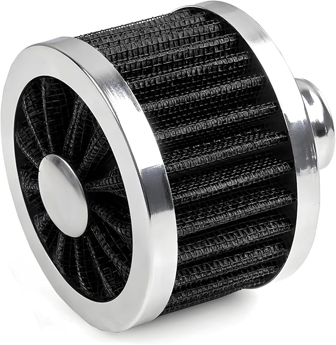 Air Intake Filter, 23MM High Flow Air Filter Cold Breather Turbo Vent Cleaner by Unknown