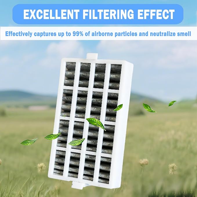 3 Pcs Refrigerator Air Filter Replacement Compatible - Image 4