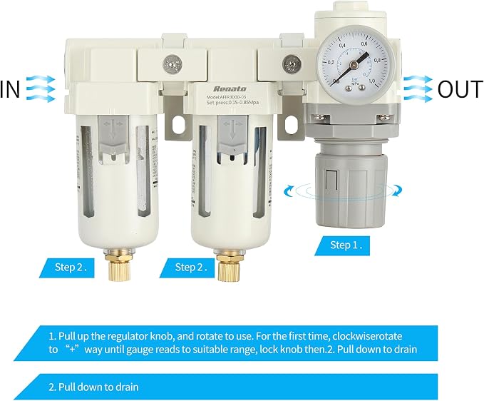 3/8" NPT Three Stage Air Drying System - Image 3