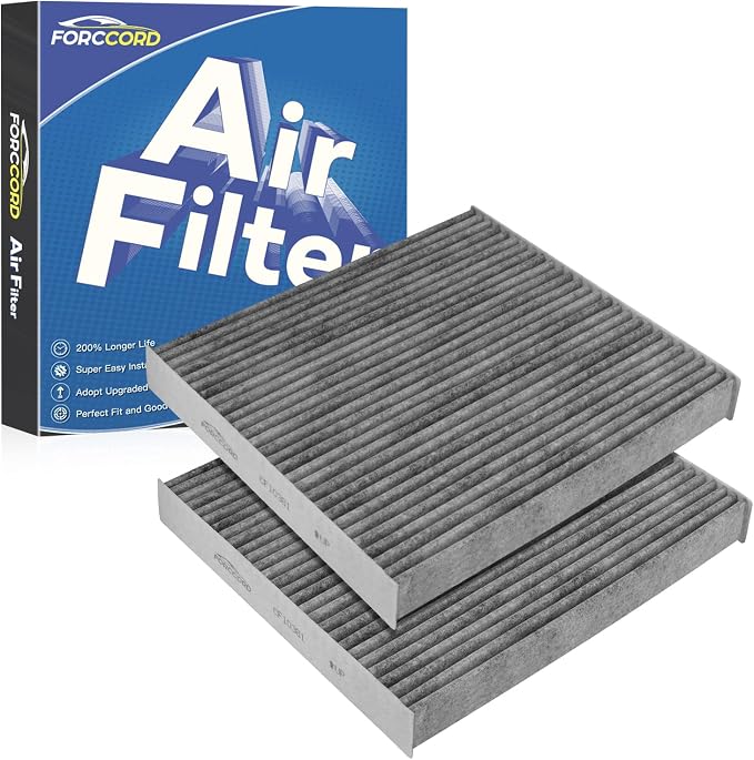 2-Pack HEPA Cabin Air Filter CF10381 Fits by Forccord