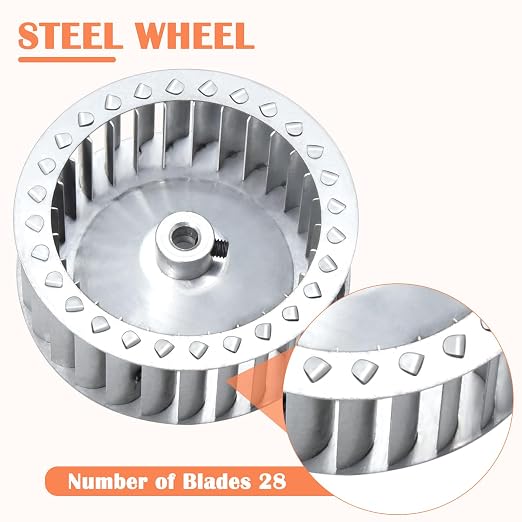 Hiorucet LA11AA005 Blower Wheel, P4411146 Draft Inducer Motor Wheel - Image 5