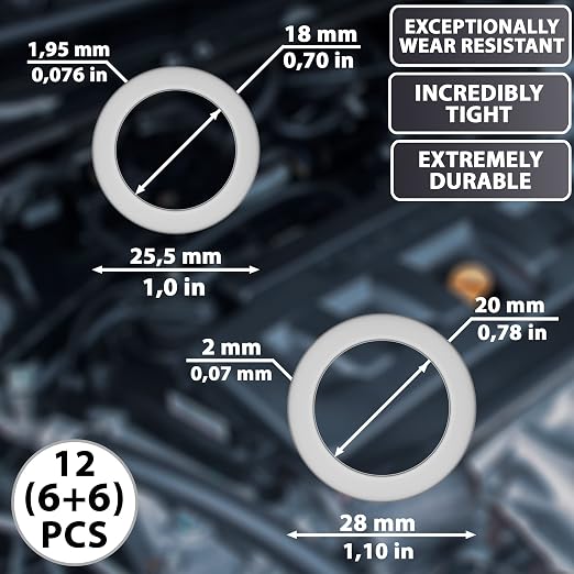 Oil Drain Plug Washer Gasket Seal - Image 3