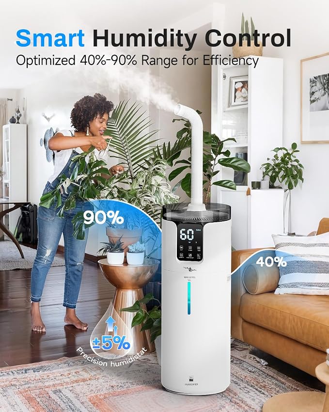 Lacidoll 16L Smart Humidifier large room, Whole house Humidifier - Image 6