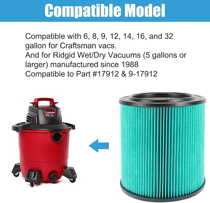 MZY LLC 2 Pack 17912 & 9-17912 Replacement Filter Compatible - Image 3