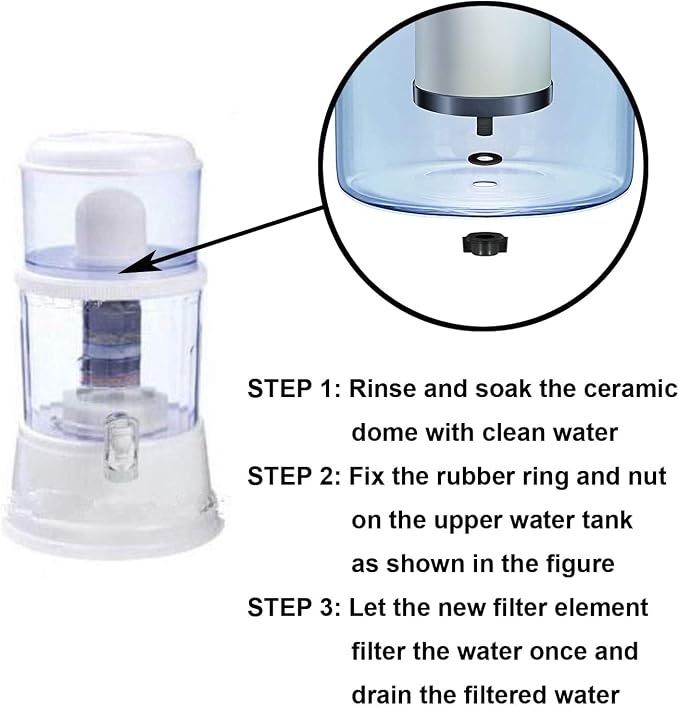 Huining Ceramic Dome Filter, Replacement - Image 3
