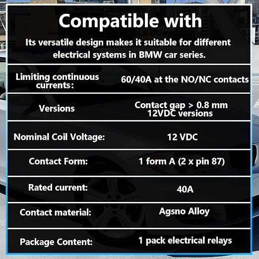 Multi-Use White-Green Relay 5-Pin, Automotive Relay - Image 2