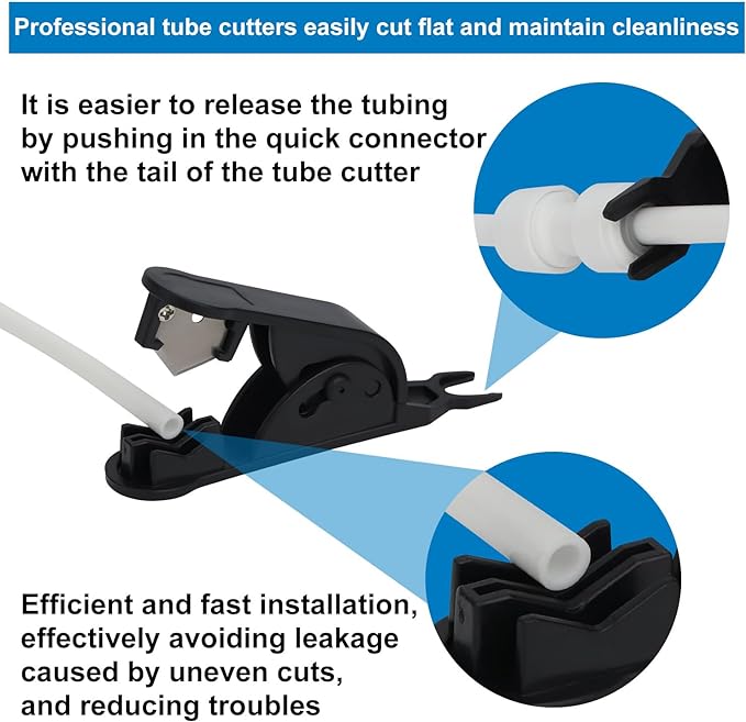 Refrigerator Water Line Kit Connection and 1/4 Compression Ice Maker - Image 5
