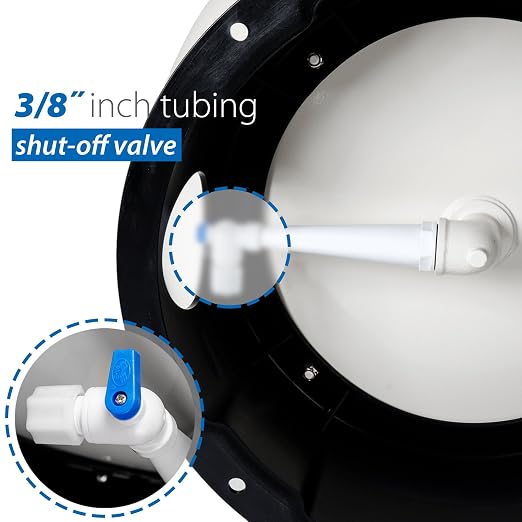 iSpring 40 Gallon RO Tank, Pre-Pressurized Water Storage Tank - Image 2