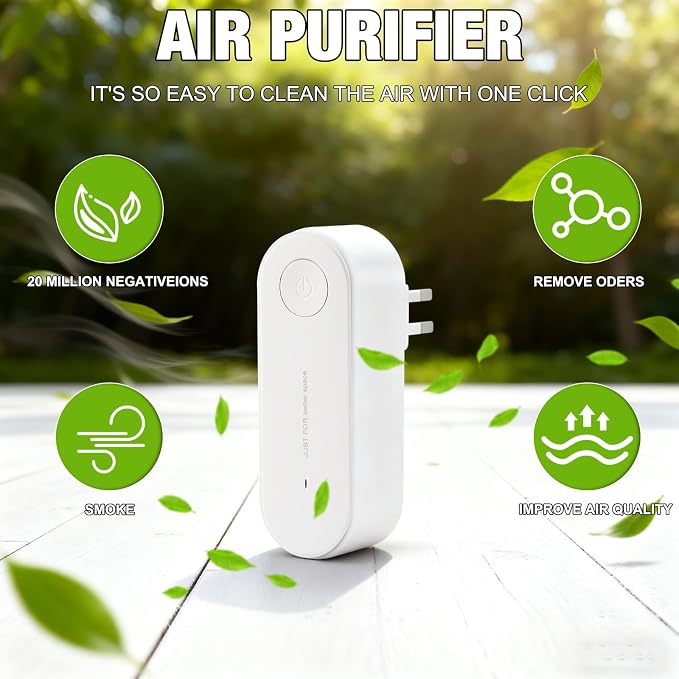 4Pcs Air Purifier, New Plug-in Negative Ion Air Purifier, Whisper Quiet - Image 2
