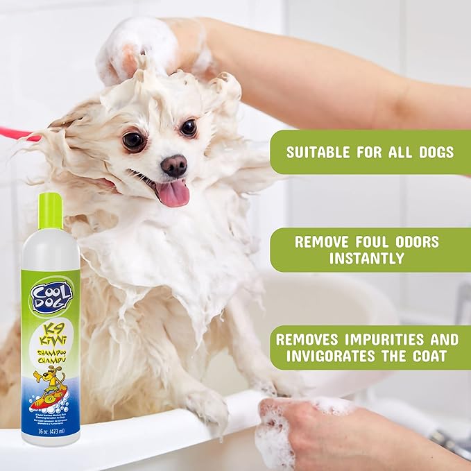 Pet Silk Cool Dog K-9 Kiwi Cucumber Shampoo, 16 Ounce