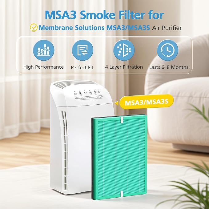 MSA3 Pet Odor Filter Replacement, Compatible - Image 2