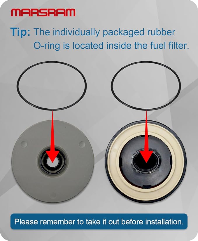 Marsram 6.7 Cummins Fuel Filter Water Separator Set fits - Image 5