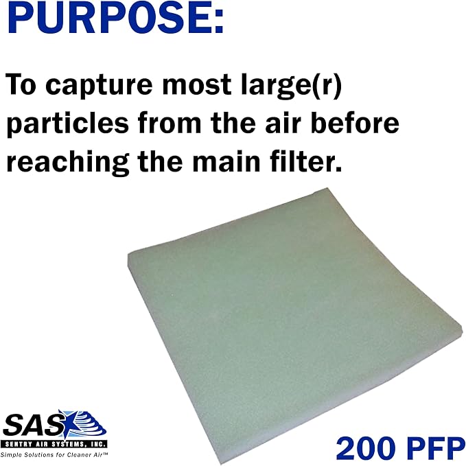 Pre-Filters 12 Pack for Model 200 Sentry Air Systems – MERV 8 Pre-Filter for - Image 4