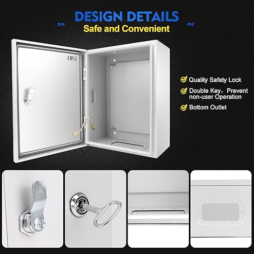 Outdoor Electrical Junction Box, Wall Mounted IP66 Waterproof & Dustproof - Image 4