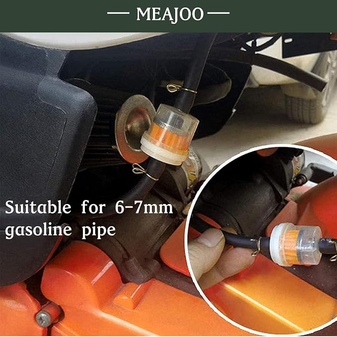 6PCS 1/4" 6mm-7mm Gas Inline Fuel Filter, - Image 5