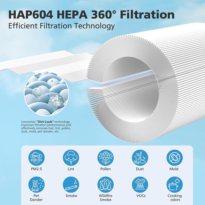 2 Pack HAP604 Air Filter Compatible - Image 4