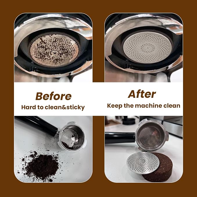 2Pack Stainless Steel Espress Puck Screen - Image 4