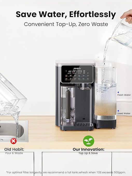 JIMMY R9 Reverse Osmosis System Countertop Water Filter - Image 9