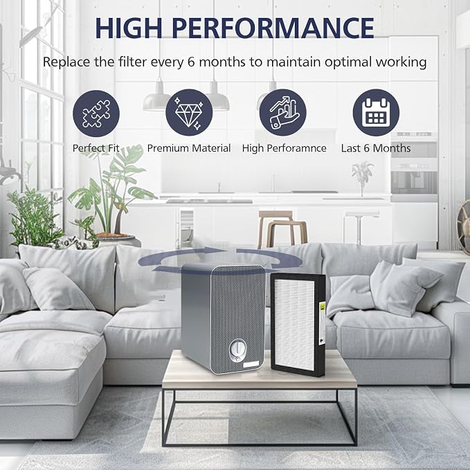FLT4100 True HEPA Replacement Filter Size E - Image 7