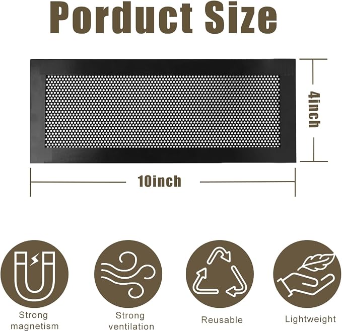 Magnetic Vent Covers Screen 4 Pack - Image 2
