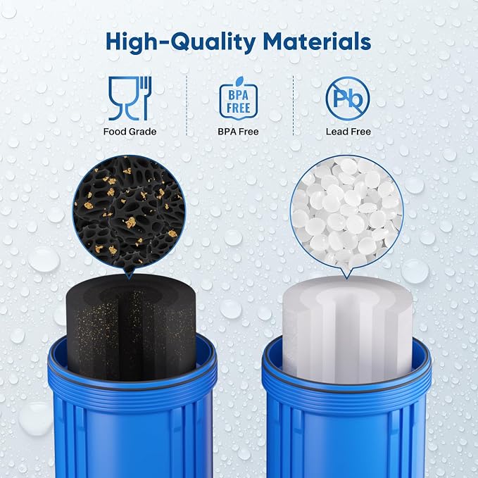 PUREPLUS 5 Micron 4.5" x 10" Whole House Water Filter Combo Kit - Image 5