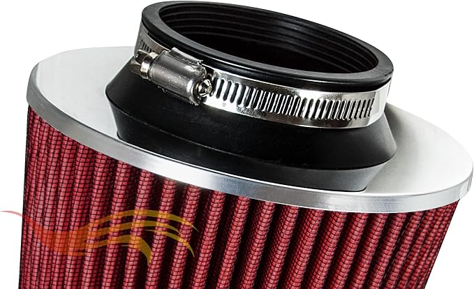 Rtunes Racing Universal Clamp-On Air Filter, Standard Cone, Dry Washable Design - Image 7