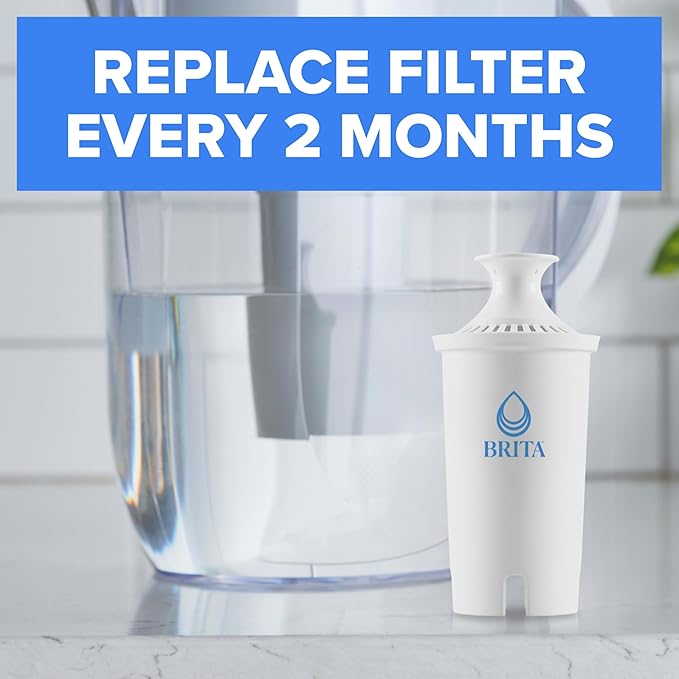 Brita Standard Water Filter for Pitchers and Dispensers, Cadmium and Mercury - Image 3