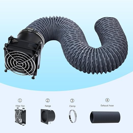 Fume Exhaust Kit for TOPCUBE Enclosure, Removes Odors and Harmful Particles - Image 2