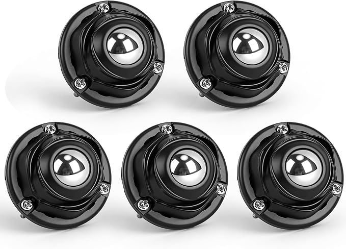 5Pcs Self Adhesive Caster Wheels, 360º Rotation Appliance Wheels, 28LB Capacity by Unknown